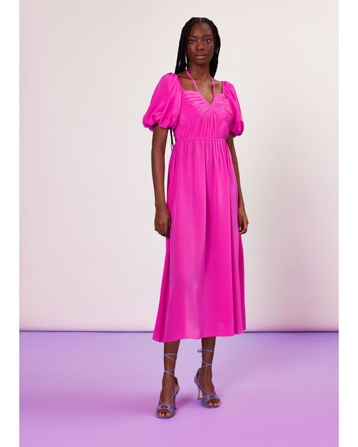 Whistles Pink Cecille Dress