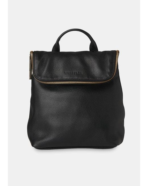 Whistles Black Mini Verity Backpack