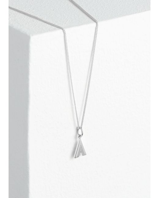 Rachel Jackson White Rachel Jackson Letter Necklace