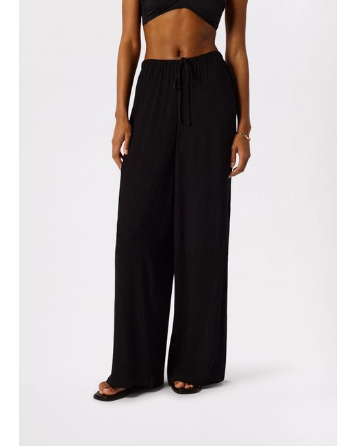 Whistles White Beach Tie Front Trouser