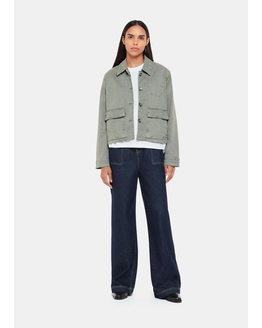 Whistles Blue Marie Casual Jacket