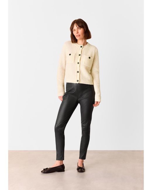Whistles Natural Stretch Leather Legging