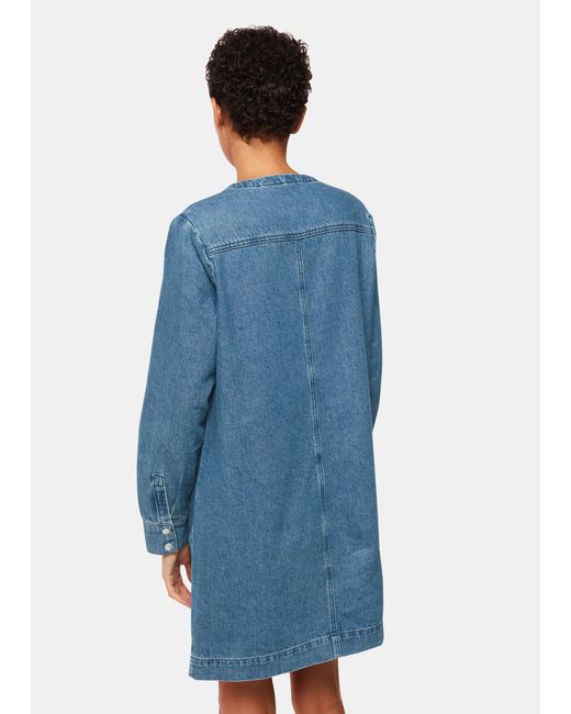 Whistles Blue Denim Pocket Dress