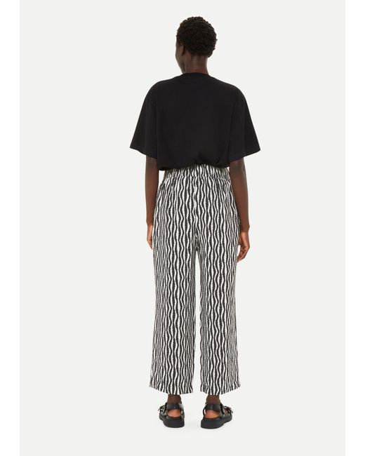 Whistles Multicolor Optical Rope Cropped Trouser