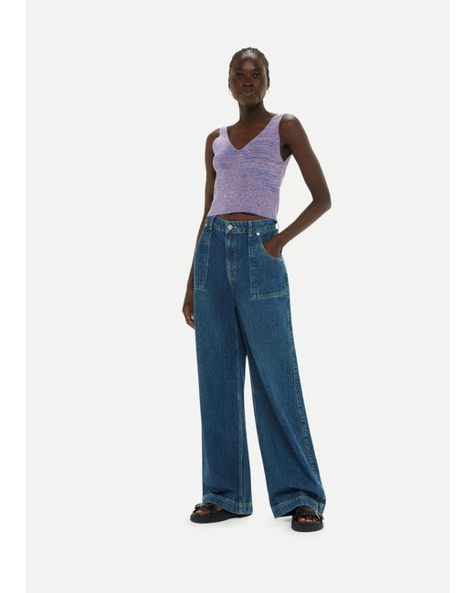 Whistles Blue Space Dye Tank