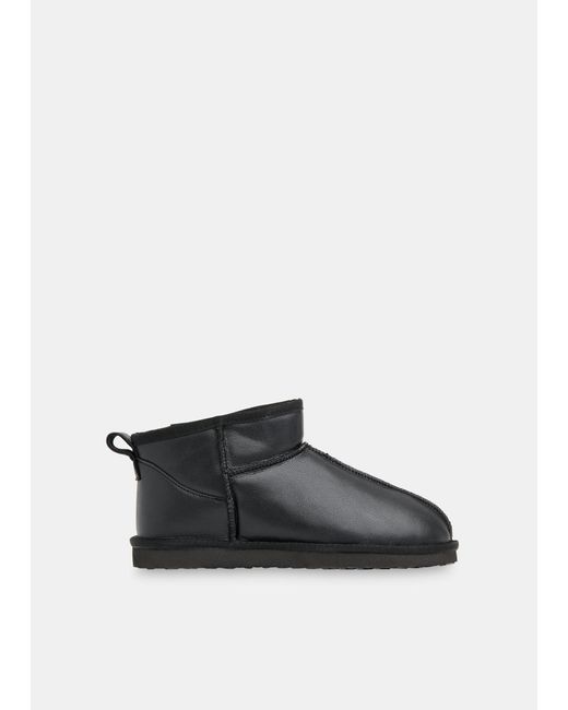 Whistles Black Mable Slipper Boot