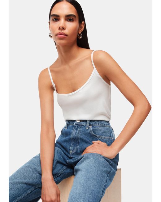 Whistles Blue Ultimate Cami Top