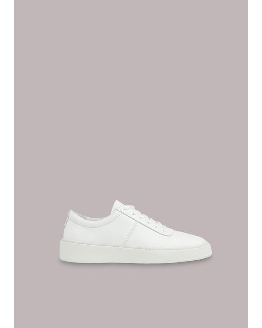 Whistles White Kalie Deep Sole Trainer