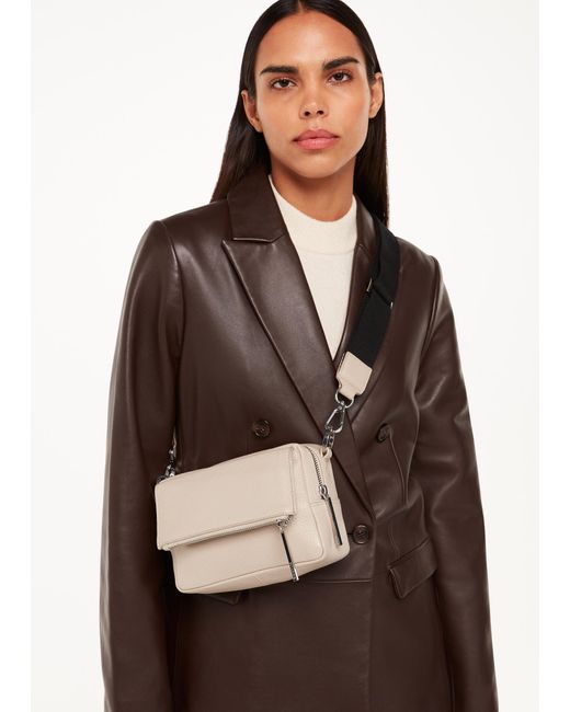 Whistles Brown Bibi Crossbody Bag