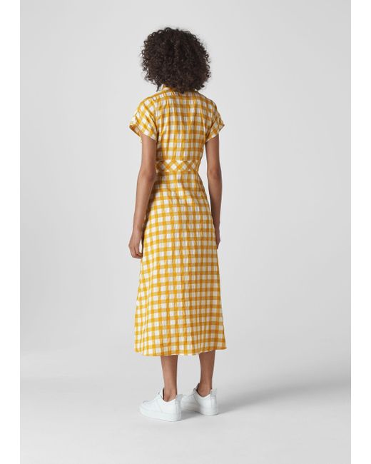 whistles stallion print shirt dress