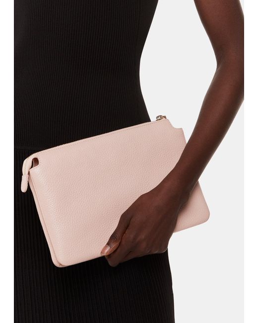 Whistles Black Elita Double Pouch Clutch