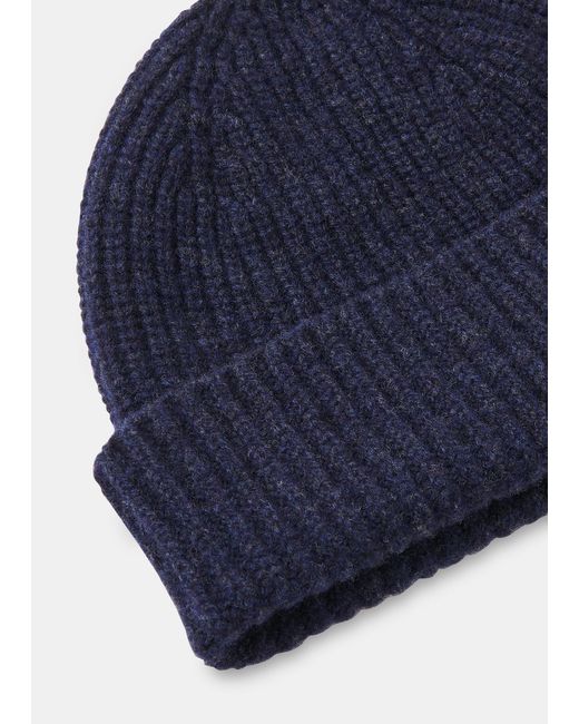 Whistles Blue Lambswool Hat