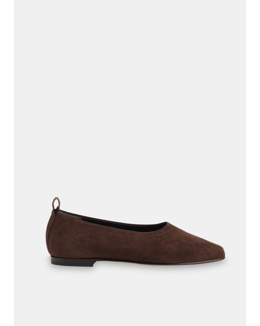 ESSEN White X Ballet Flat