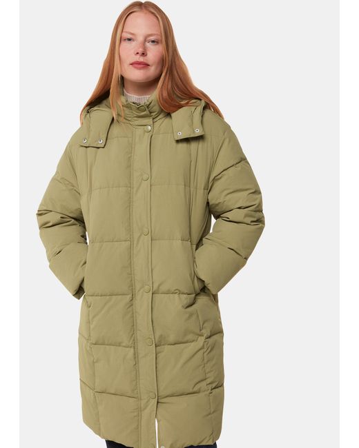 Whistles Green Una Puffa Coat