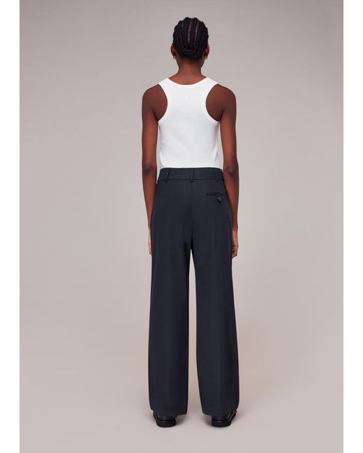 Whistles Blue Tess Long Trouser