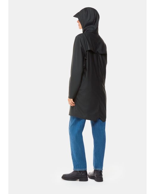 Rains Green Long Jacket