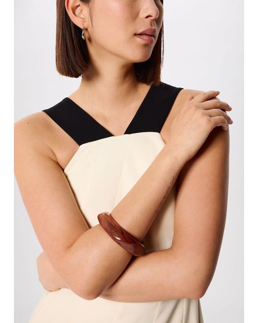 Whistles Pink Irregular Chunky Bangle