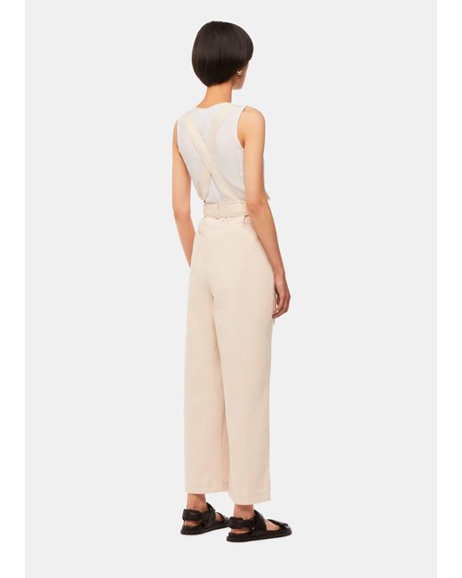 Whistles Natural Blake Dungarees