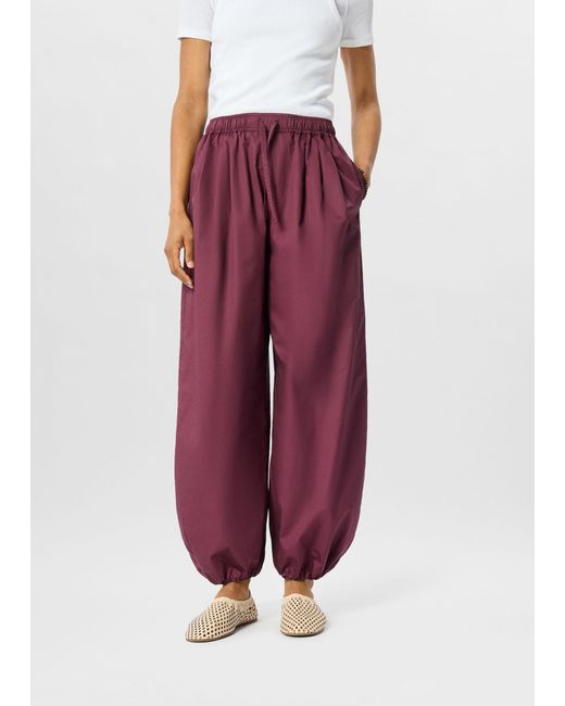 Whistles Red Cotton Balloon Trouser