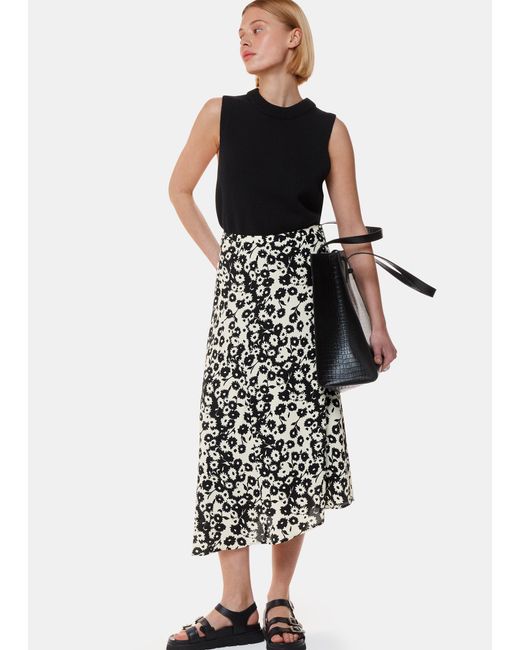 Whistles Multicolor Riley Floral Print Skirt
