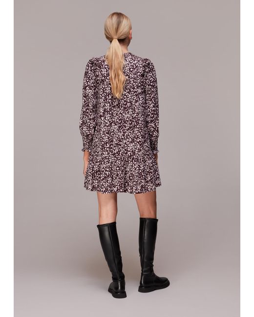 Whistles Multicolor Dashed Animal Flippy Dress