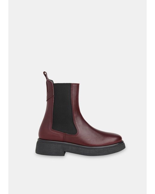 Whistles Brown Aelin Chelsea Boot