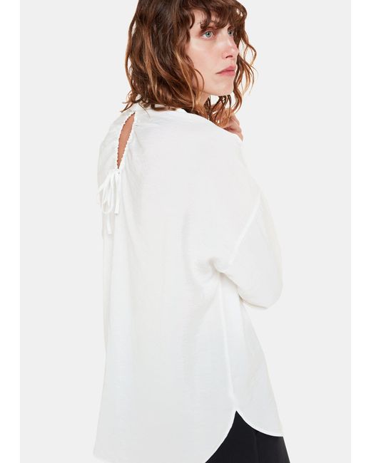 Whistles White Riley Tunic Top