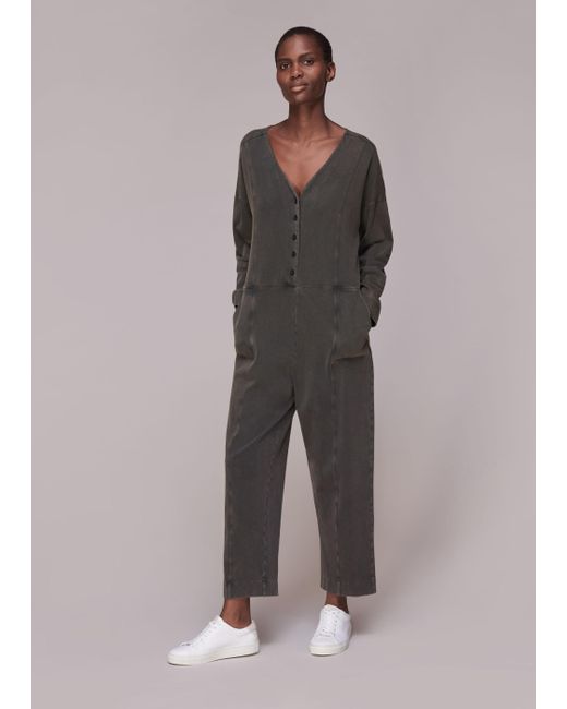 Grey sales jersey jumpsuit