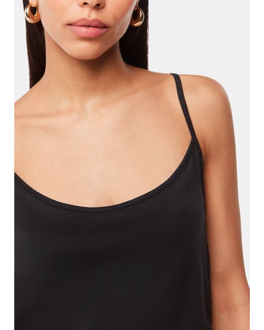 Whistles Black Ultimate Cami Top