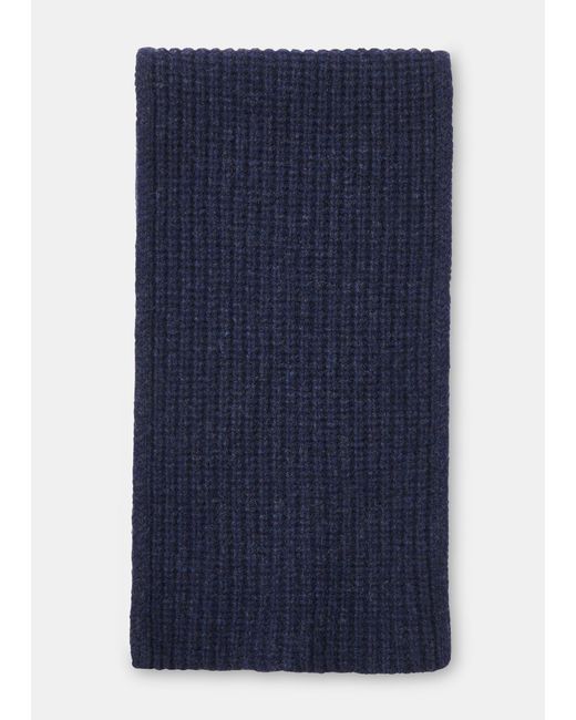 Whistles Blue Lambswool Scarf