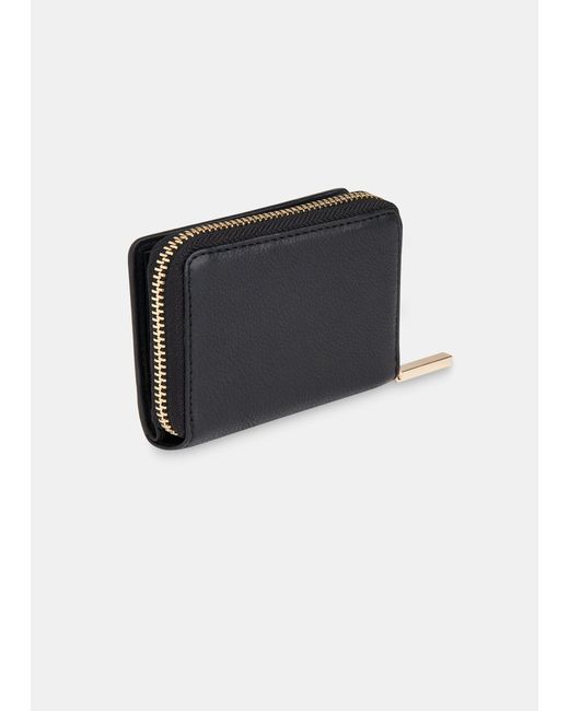 Whistles Black Koa Compact Purse
