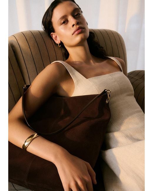 Whistles Natural Fit And Flare Linen Dress