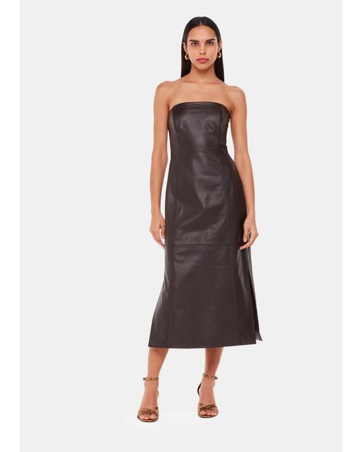 leather dress 14 Entro The Dress Sleeveless Faux Leather – Cummings Carousel
