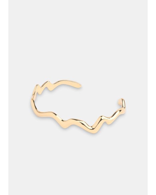Whistles Brown Wave Bangle