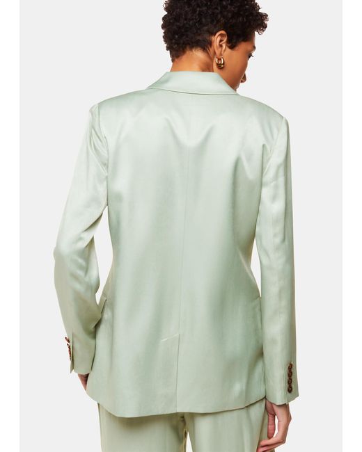 Whistles Gray Rita Luxe Blazer
