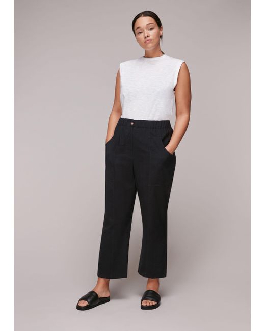 Whistles Gray Easy Casual Trouser