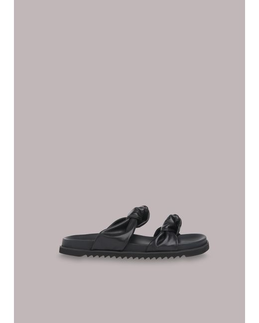 Whistles Gray Alina Knotted Slider
