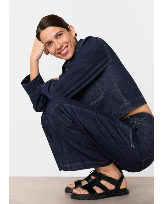 Whistles Blue Sandy Western Denim Trouser