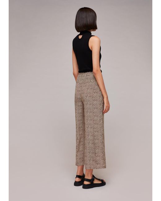 Whistles Multicolor Dashed Leopard Print Trouser