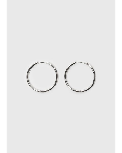 Whistles Blue Clean Hoop Earring