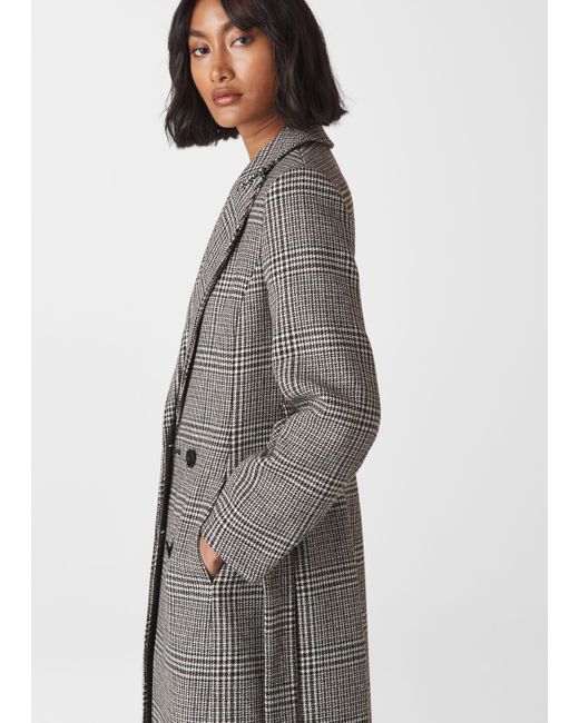 Whistles penelope coat black Clearance