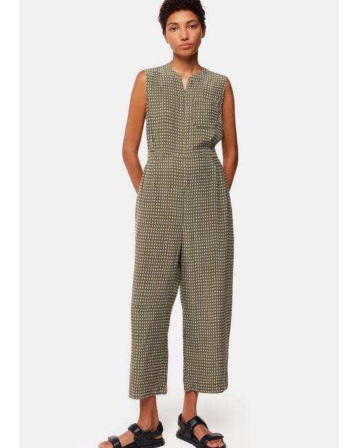 Whistles White Oval Spot Josie Jumpsuit