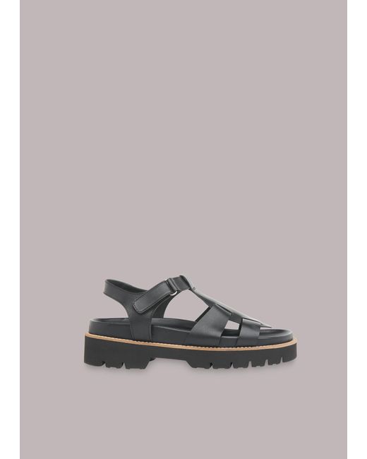 Whistles Natural Khari Caged Sandal