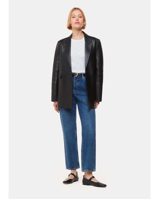 Whistles Blue Authentic Mollie Straight Jean