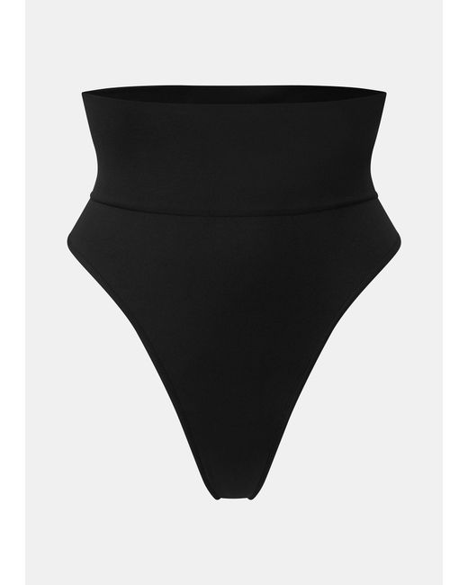 Heist Black Contour Seamless Thong