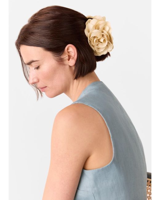 Whistles Natural Flower Claw Clip