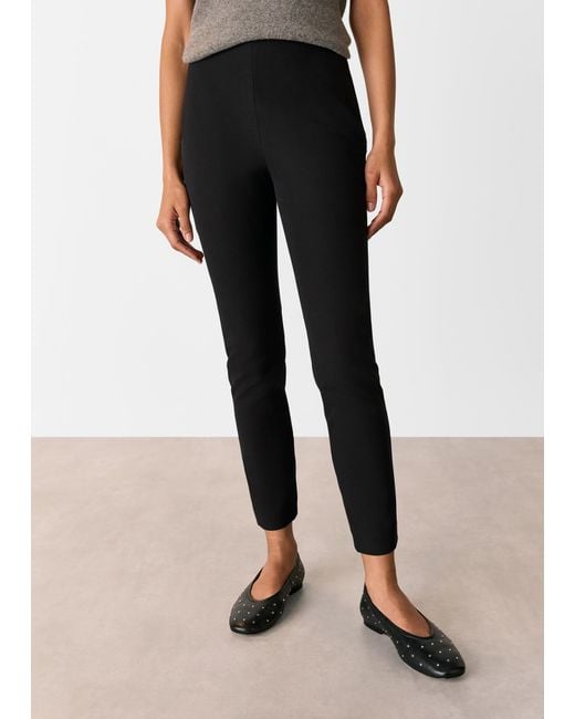 Whistles Black Super Stretch Trouser
