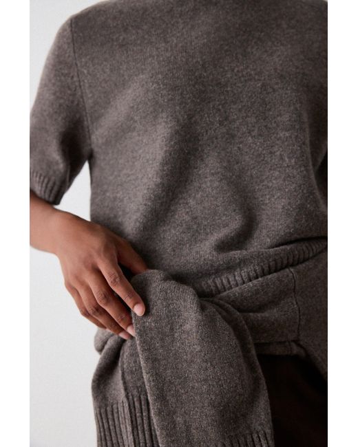 Whistles Natural Wool Knitted Tee