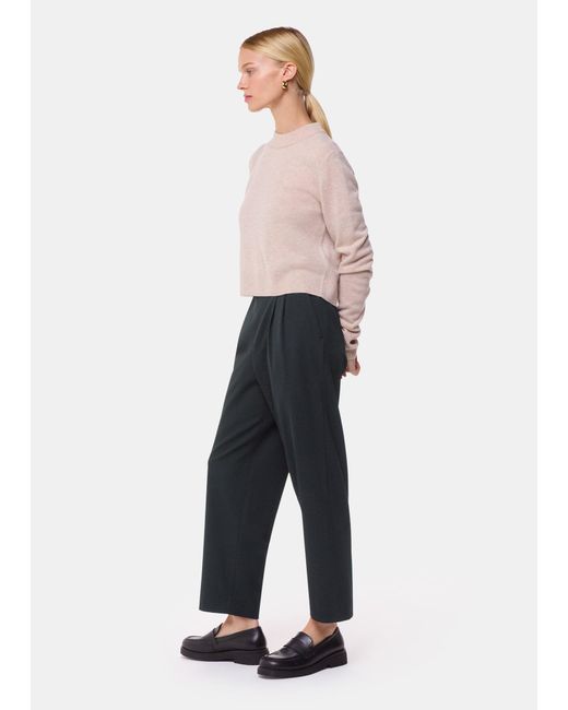 Whistles Blue Matilda Tapered Trouser