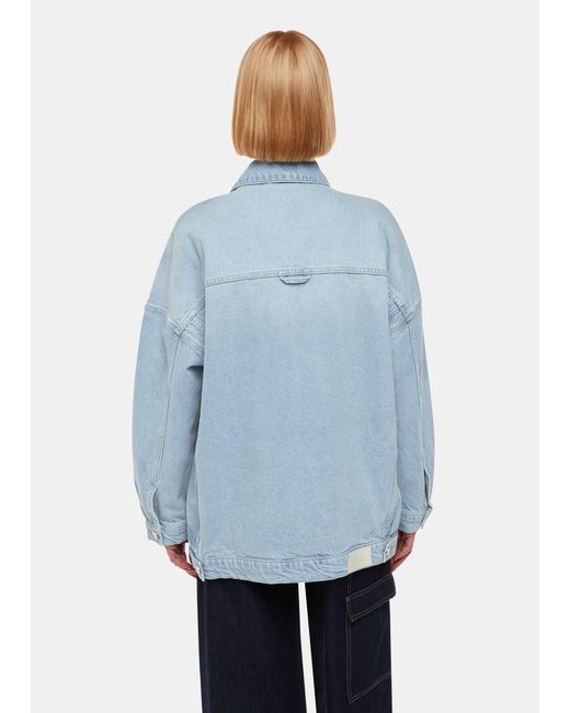 Whistles Blue Tilly Oversized Denim Jacket